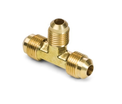 44# SAE 45 ° Kelengkapan Tee Tee Brass Union Flare