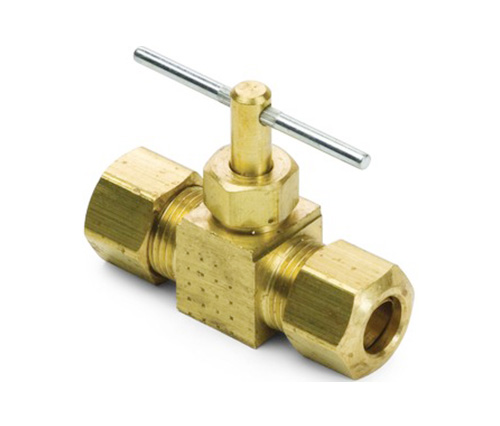 Tembaga Double Straightway Needle Valve